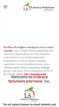 Mobile Screenshot of literacysolutions.net