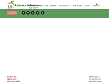 Tablet Screenshot of literacysolutions.net